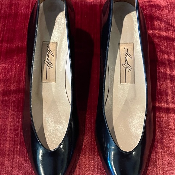 Amalfi Black Patent Leather Heels - Picture 3 of 6